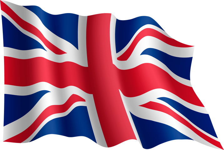 Waving flag of United Kingdom